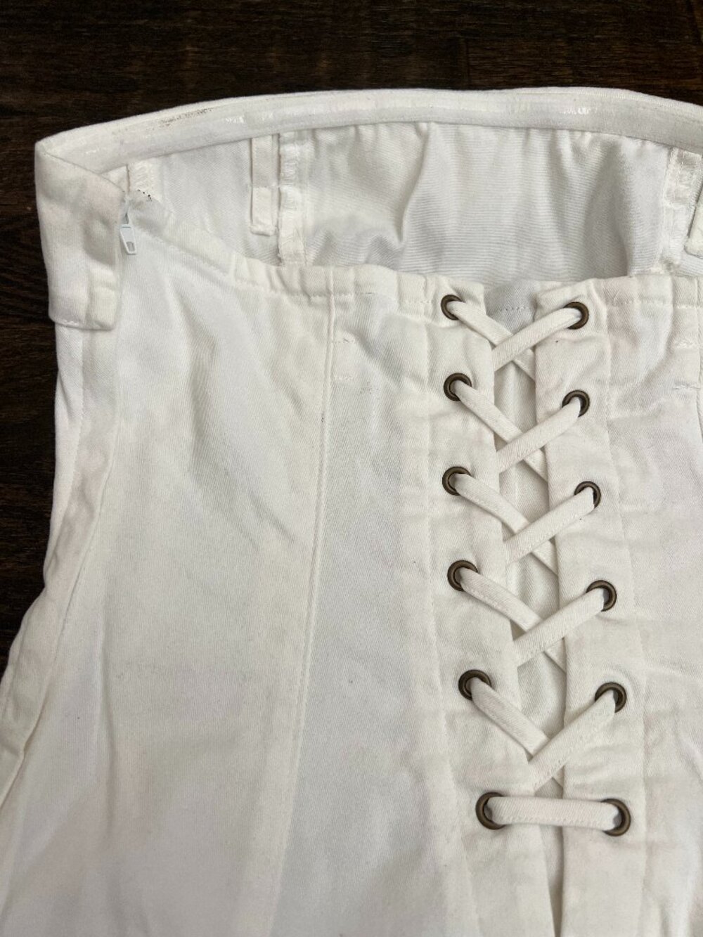Wild Fable White Strapless Bodycon Mini Dress